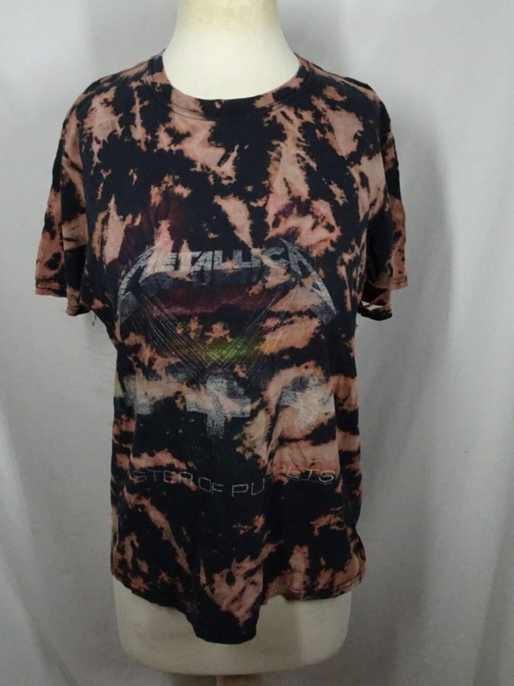 And Finally ..... Very Distressed Metallica Master of Puppets Tie Dye Shirt